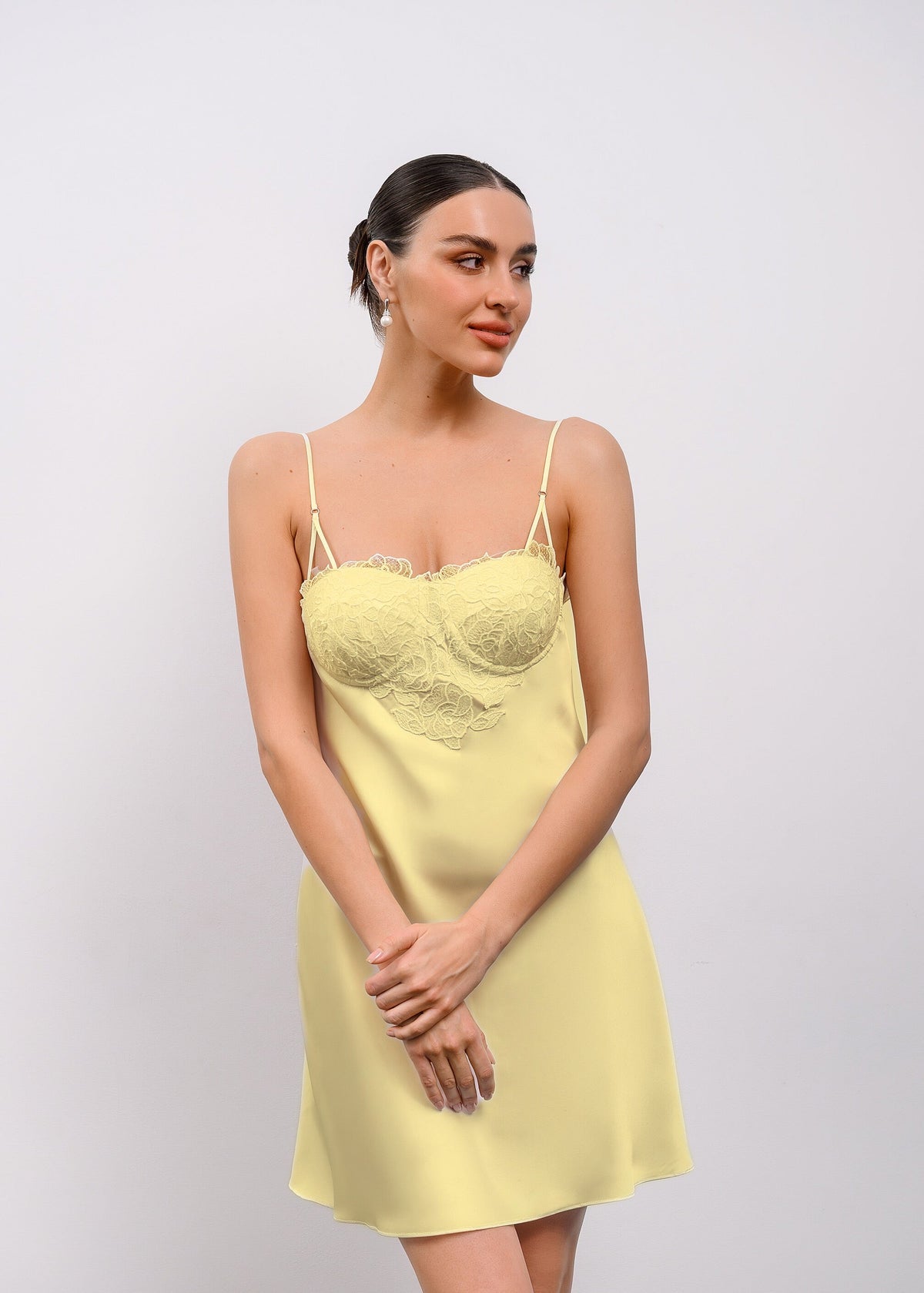 PAOLA Short Slip Dress