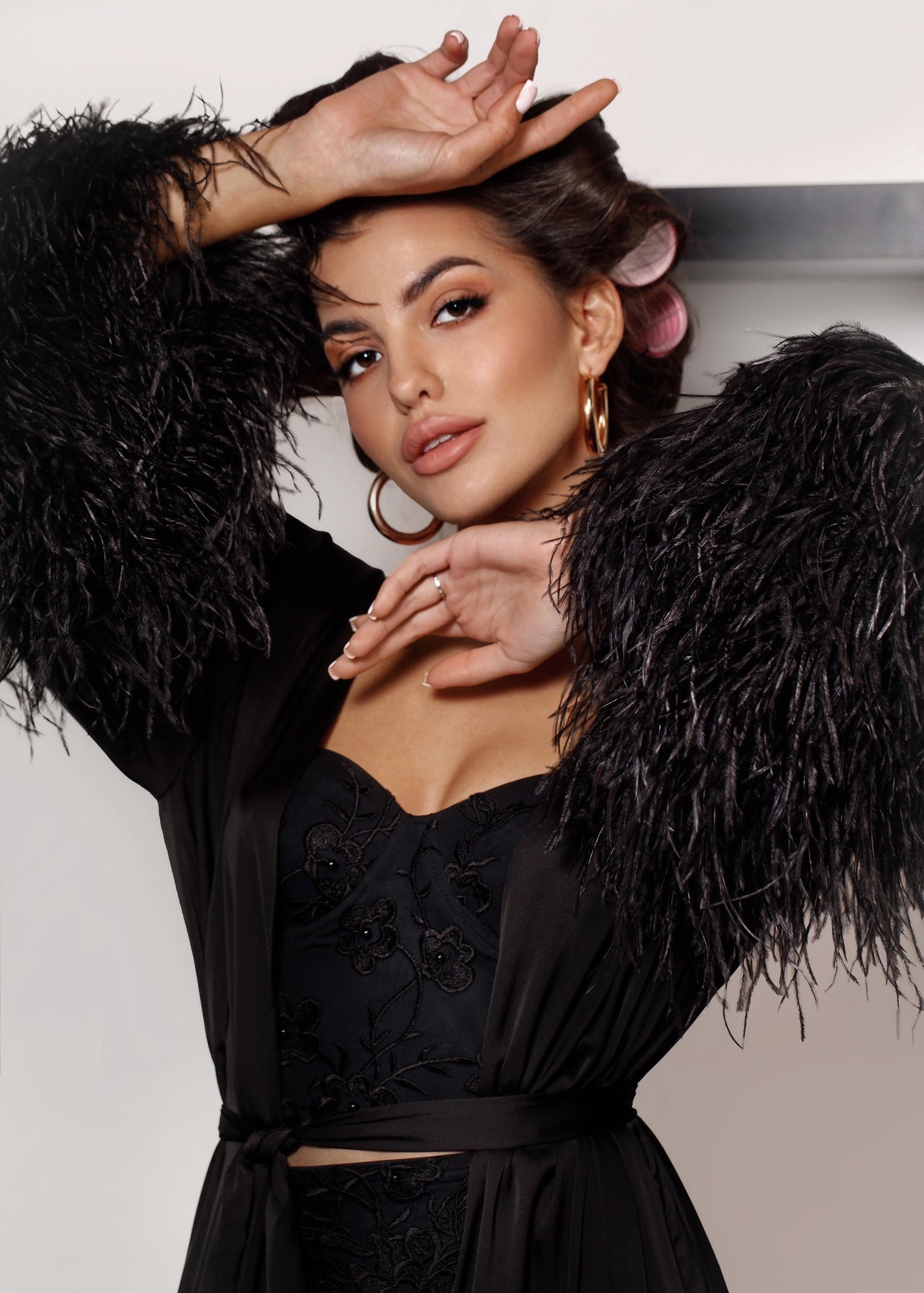 BEATRICE Feather Robe
