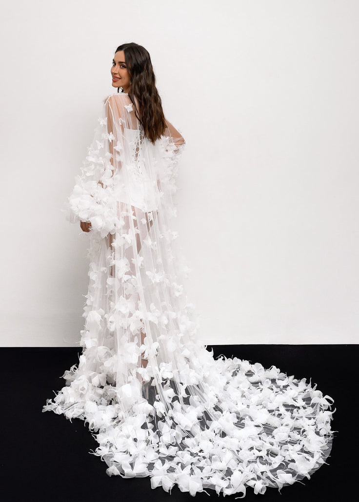 BUTTERFLY Organza Robe