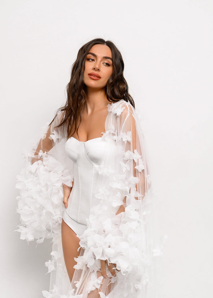 BUTTERFLY Organza Robe