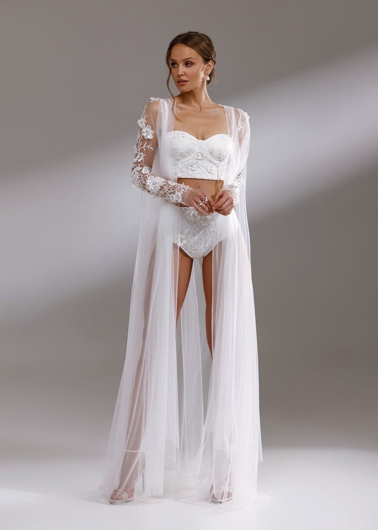 BLOSSOM Floral Peignoir