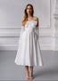 CAROLINE Satin Bow Dress