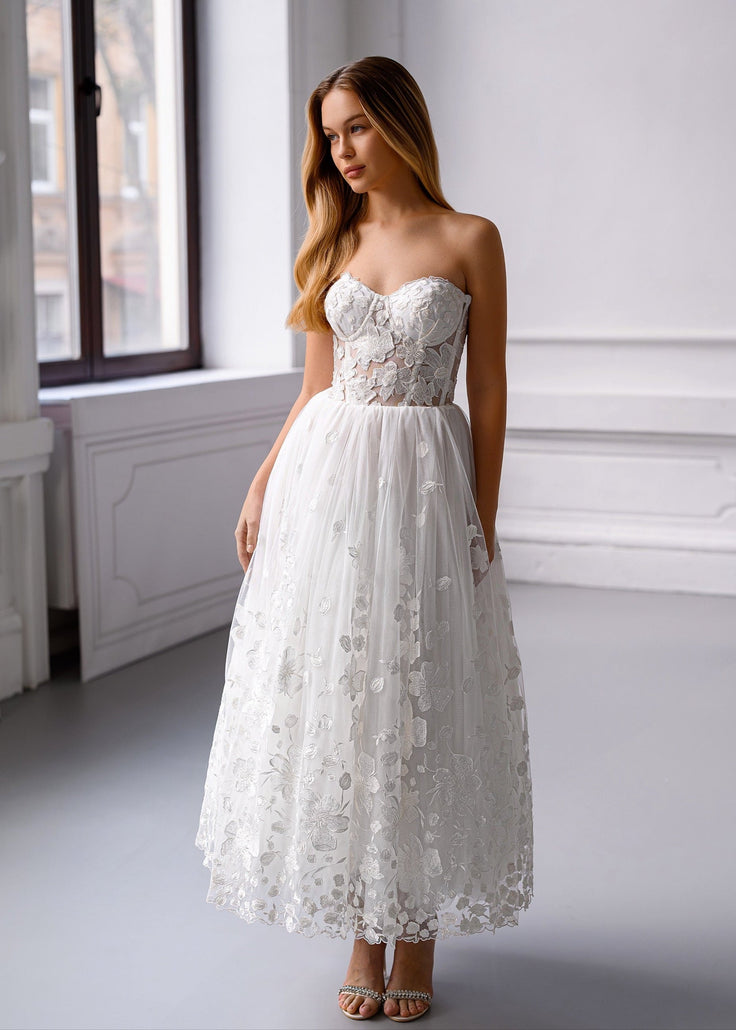 CELINE Lace Corset Dress
