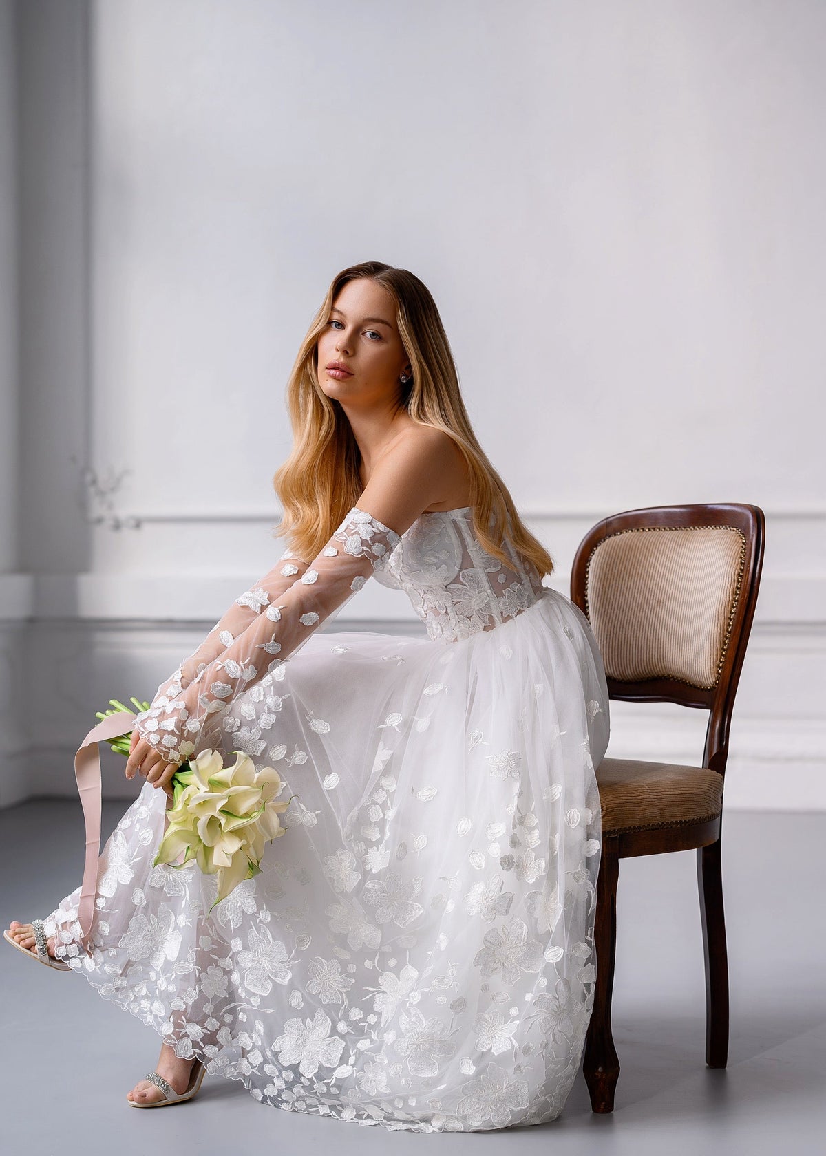 CELINE Lace Corset Dress