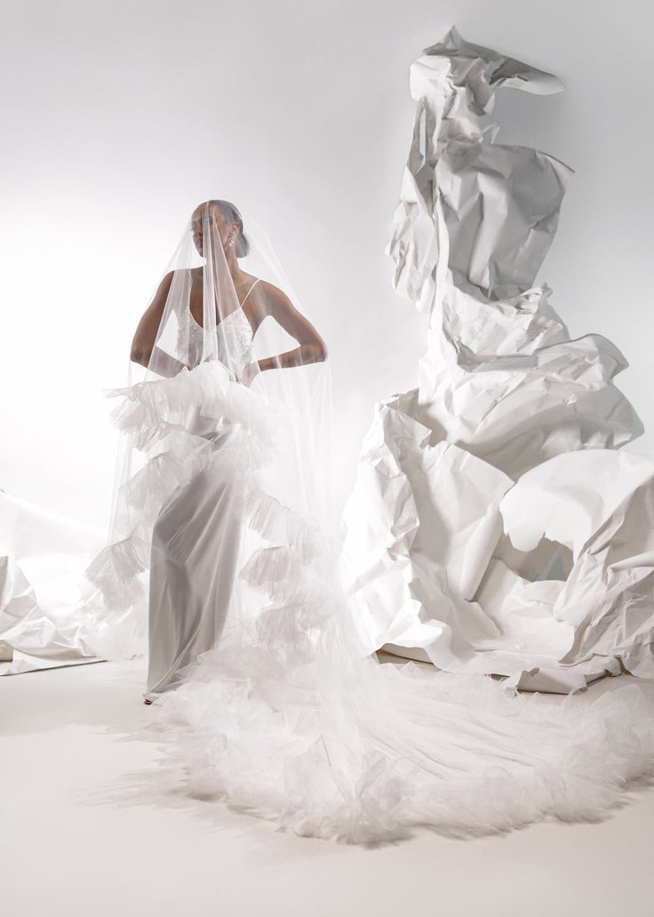 ELLEN Ruffled Veil