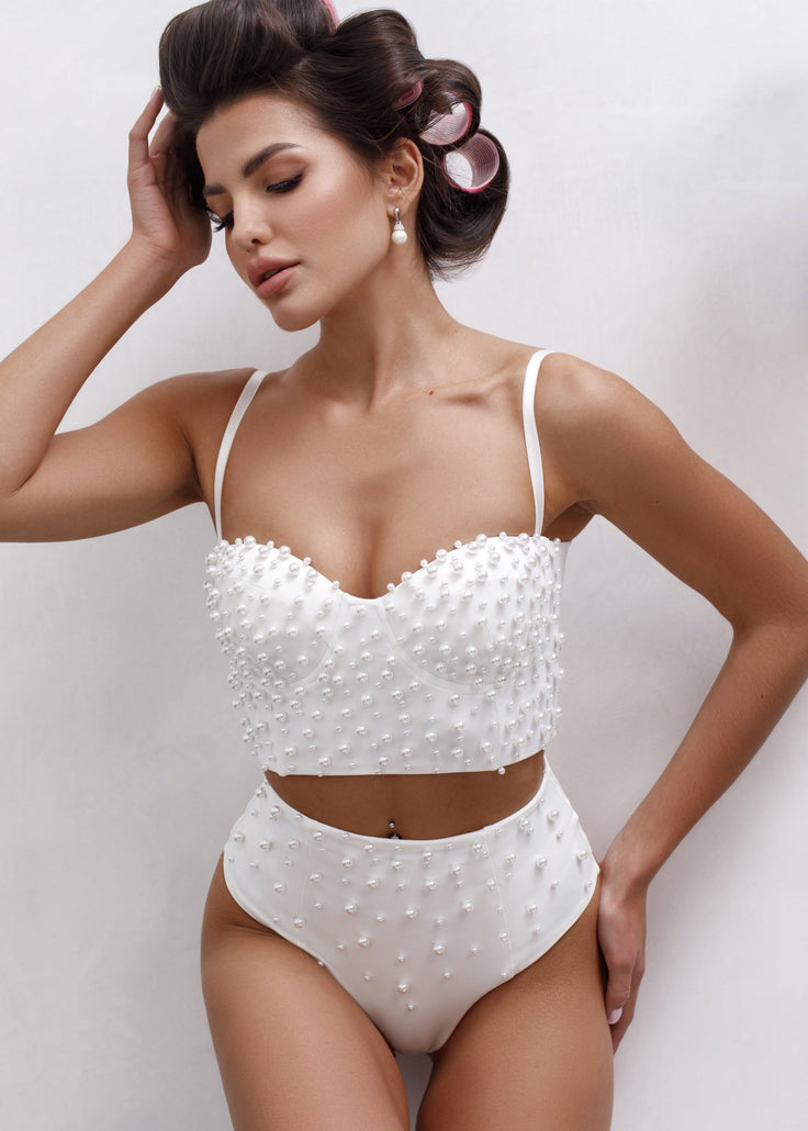 IRIS Pearl Bustier Set