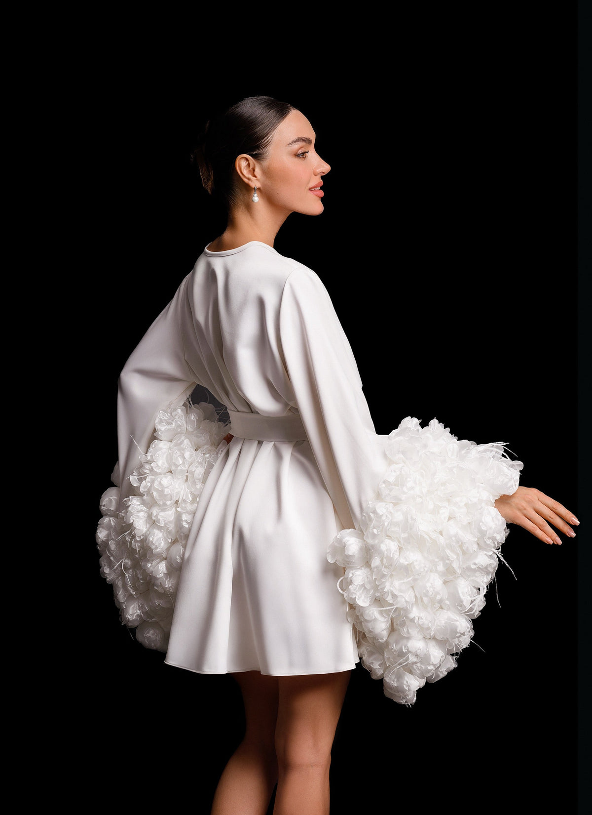 NICOLE Mini Floral Robe
