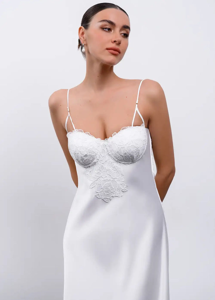 PAOLA Long Slip Dress
