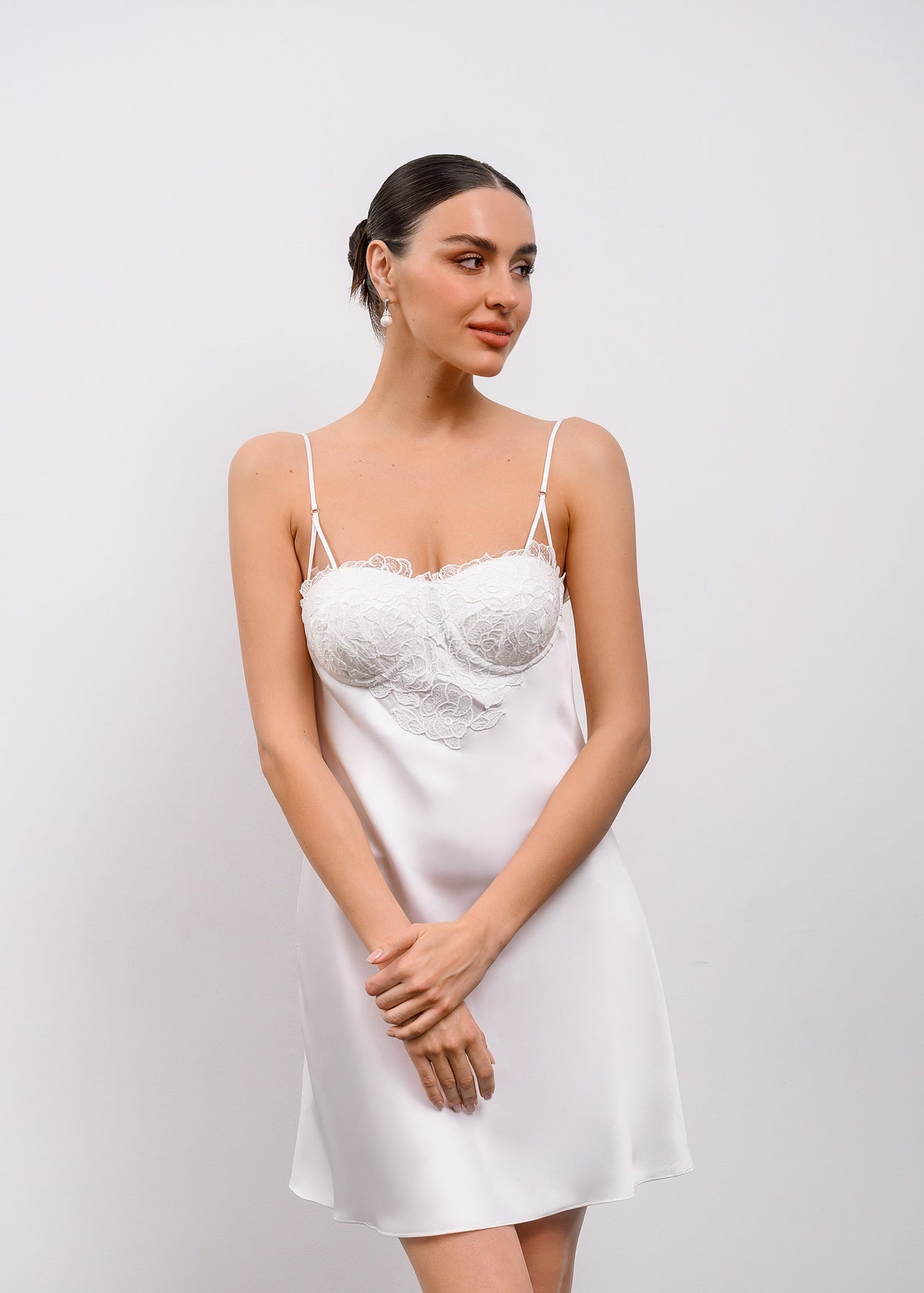 PAOLA Short Slip Dress