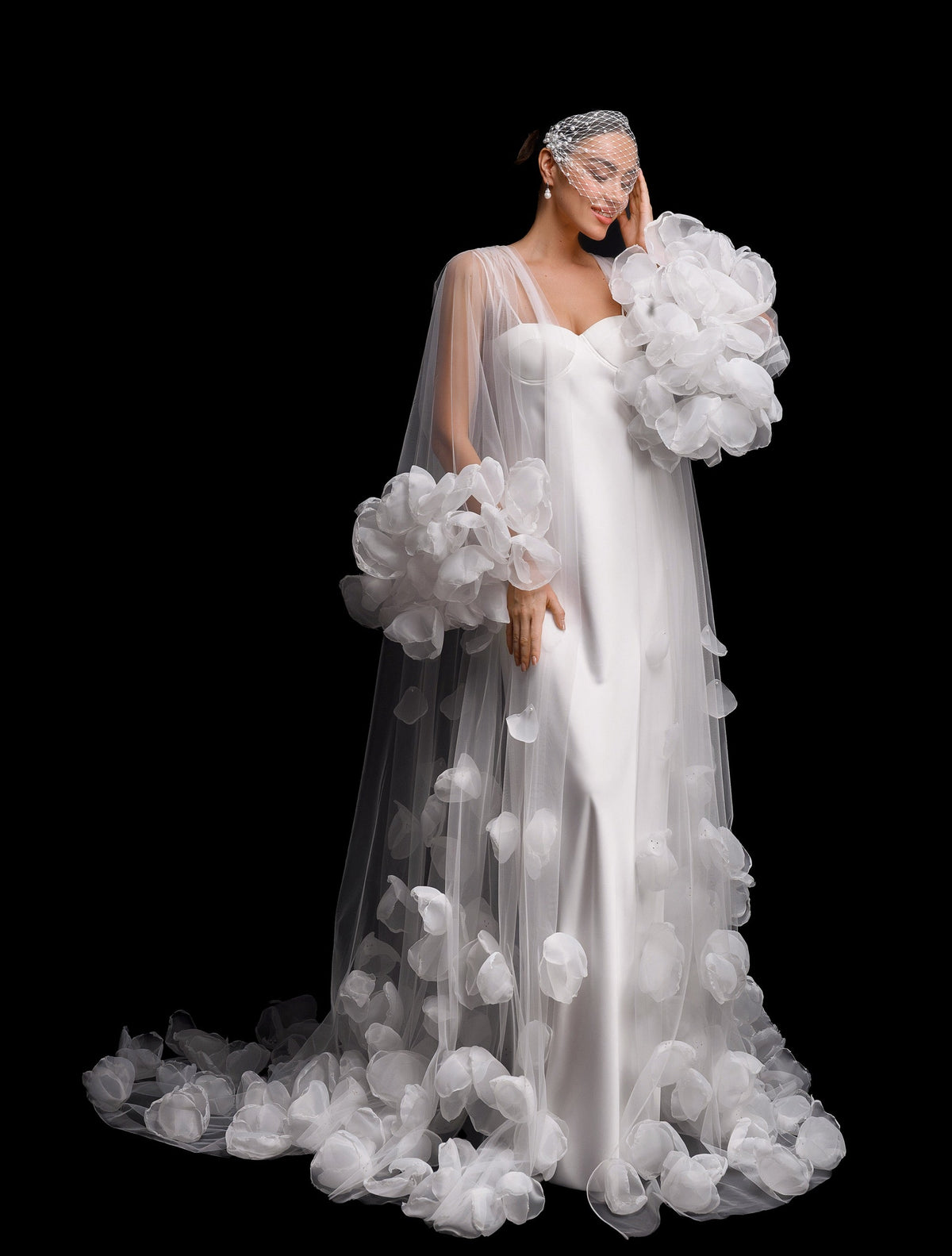 ROSALINE Floral Cape