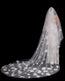 WHITE LOTUS Floral Veil