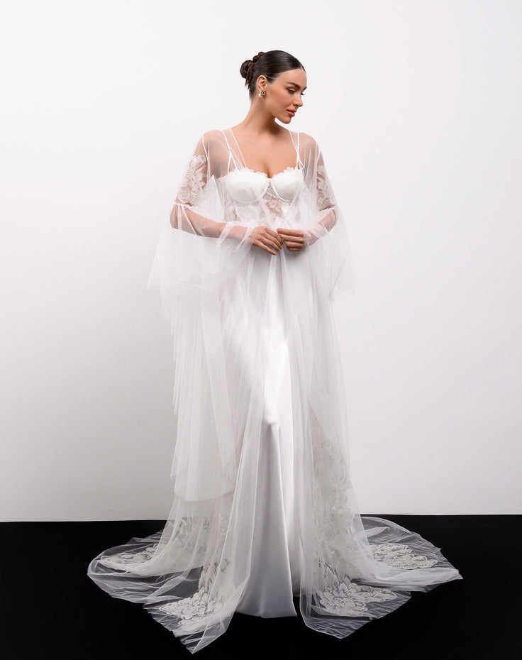 WINGS Floral Robe