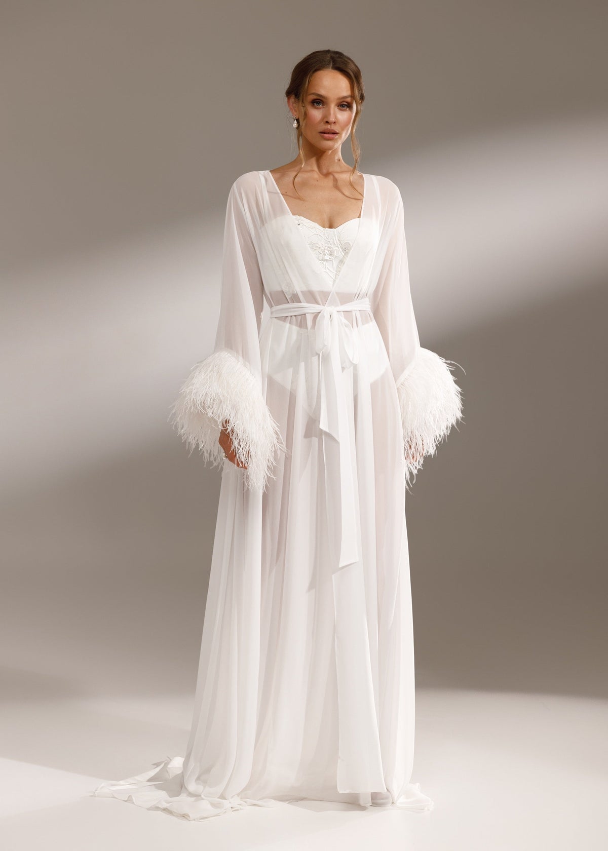 WATER LILY Chiffon Robe