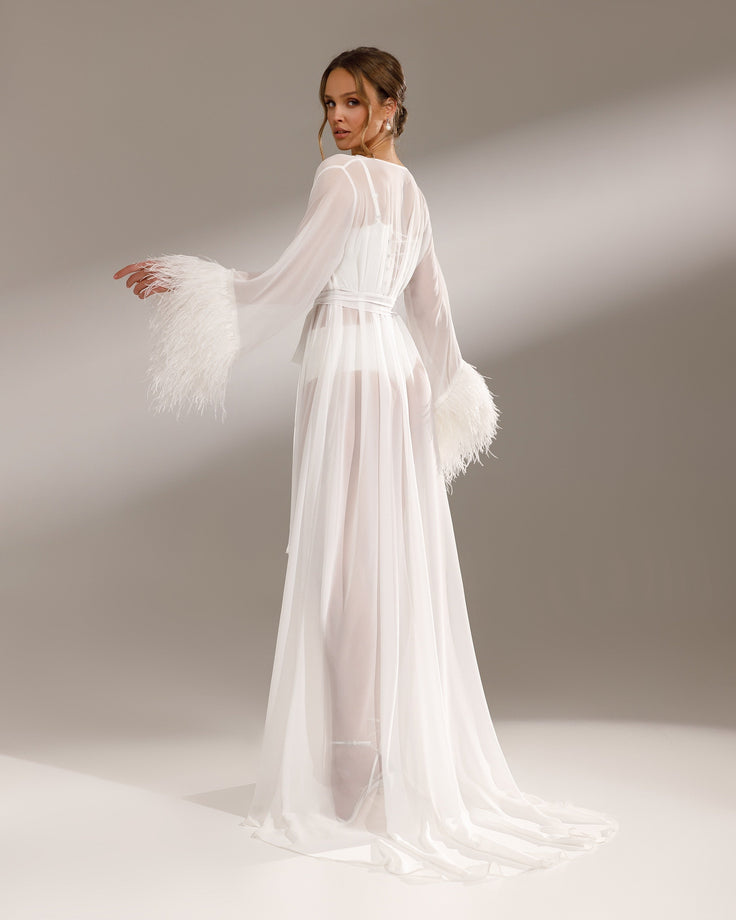 WATER LILY Chiffon Robe