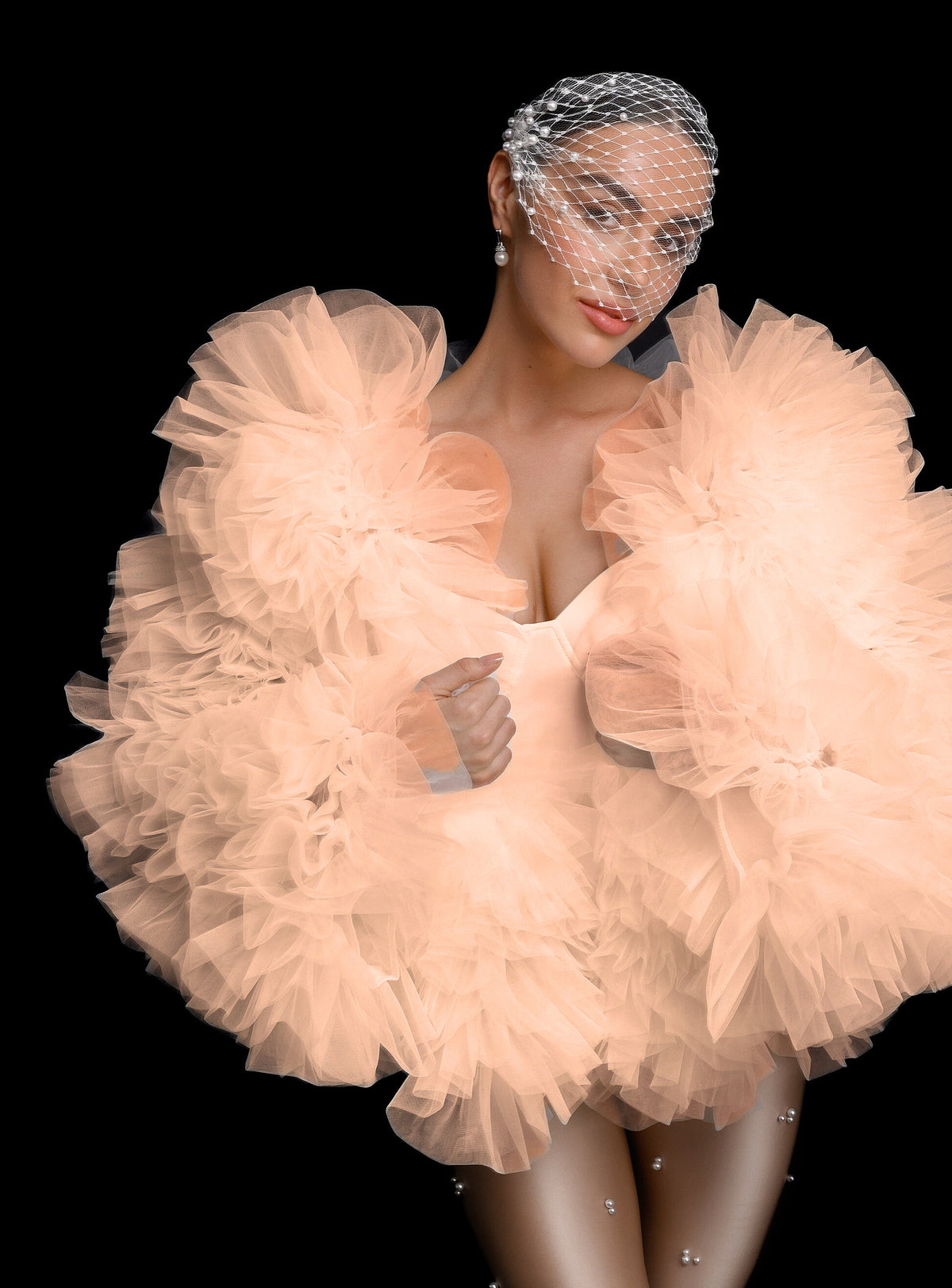 GEORGINA Tulle Bomber