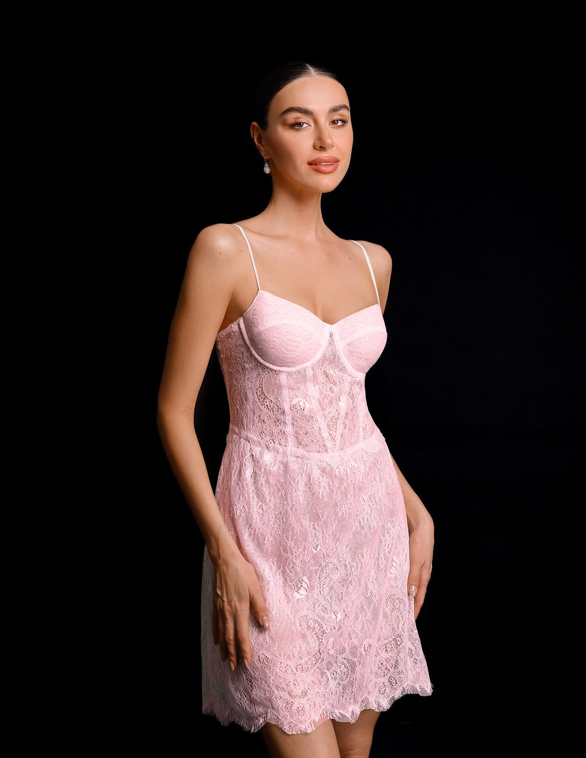 VIOLET short Chantilly
